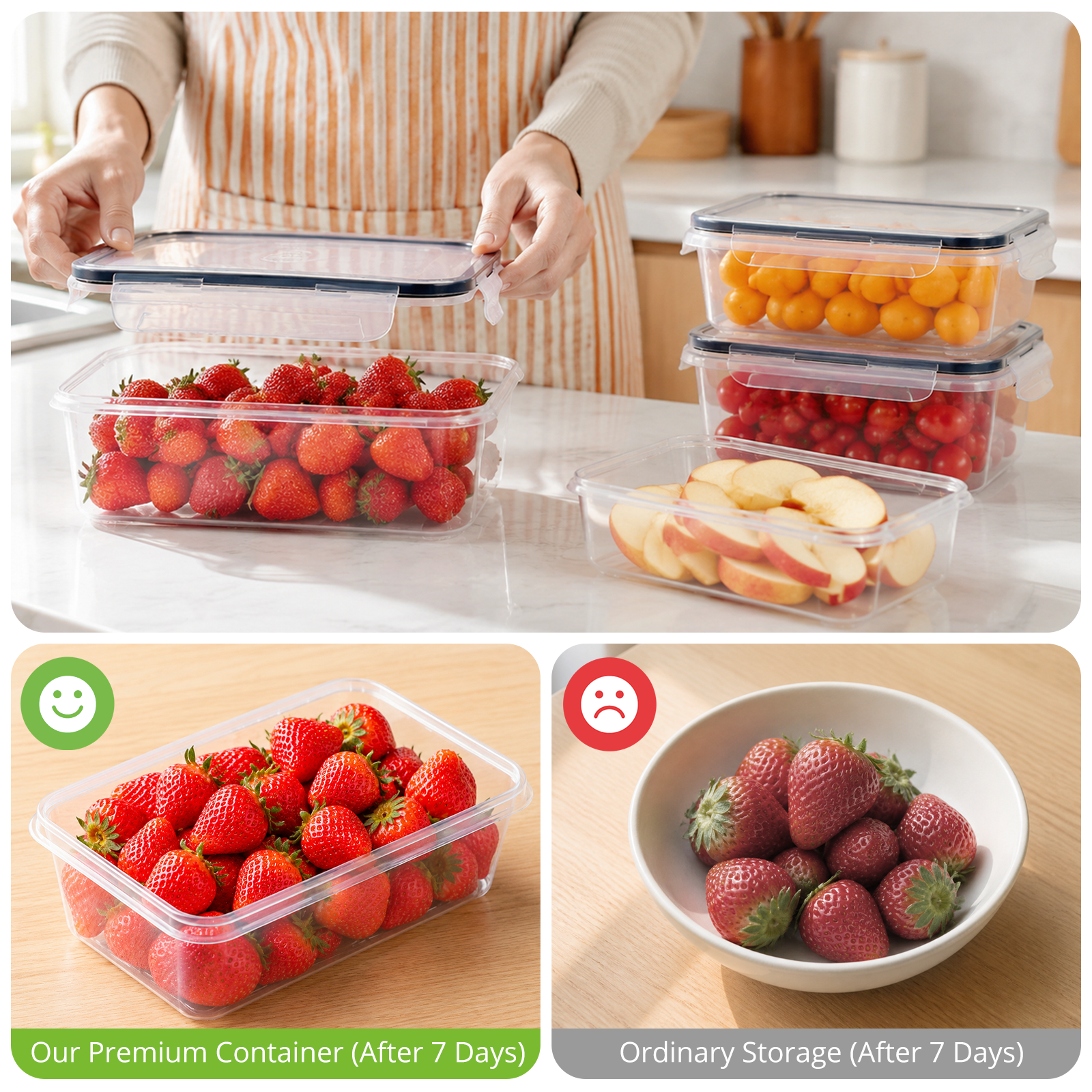 TAIMASI 50-Piece Food Storage Container Set with Lids photo 6