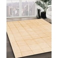 thumbnail image 2 of Ahgly Company Indoor Round Abstract Khaki Gold Solid Area Rugs, 5' Round, 2 of 6