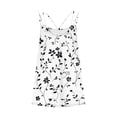 thumbnail image 4 of LPZOOGU Women's Tropical Floral Print V Neck Cami Tank Top Fashion Casual Loose Fit Sleeveless Spaghetti Strap Tunic T-Shirt, 4 of 4