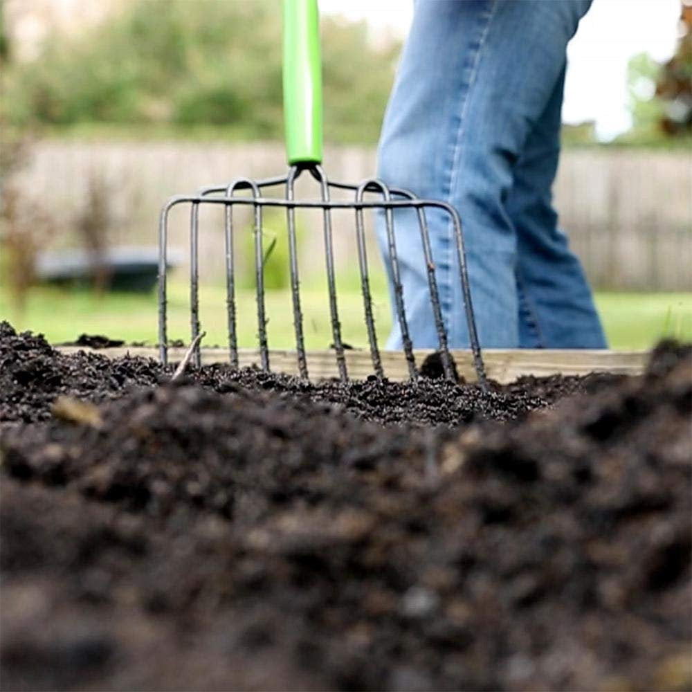 AMES 2826300 Manure/Bedding Fork 10-Tine Steel Tine