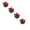 Red*4, variant on 1 Pc Artificial Red Geranium Flowers Bush, 13.7" Silk Fake Floral Stems with Anti-Fading Autumn Leaves for Window Box Front Porch Decor