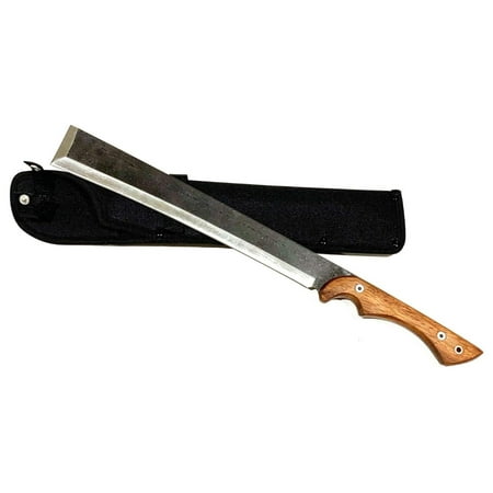 19.25 Machete Knife Japanese NATA Tool - 440 Stainless Steel Full Blade - Multi-Function Outdoor Camping Tool with Nylon Sheath. for Collection Gift and Camping Cutting Ropes - Branches