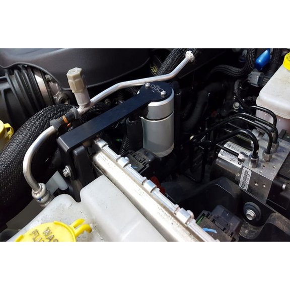 JL 12-17 Jeep Wrangler JK 3.6L Passenger Side Oil Separator 3.0 - Clear Anodized