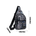 thumbnail image 6 of Crossbody Bags for Women Men Travel Antitheft Cross Body Bag Sling Bag for Travel Sport Running Hiking,Black, 6 of 6