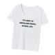 thumbnail image 3 of Camiseta para mujer básica camiseta suave cuello redondo para uso diario mochilero playa L, 3 of 8
