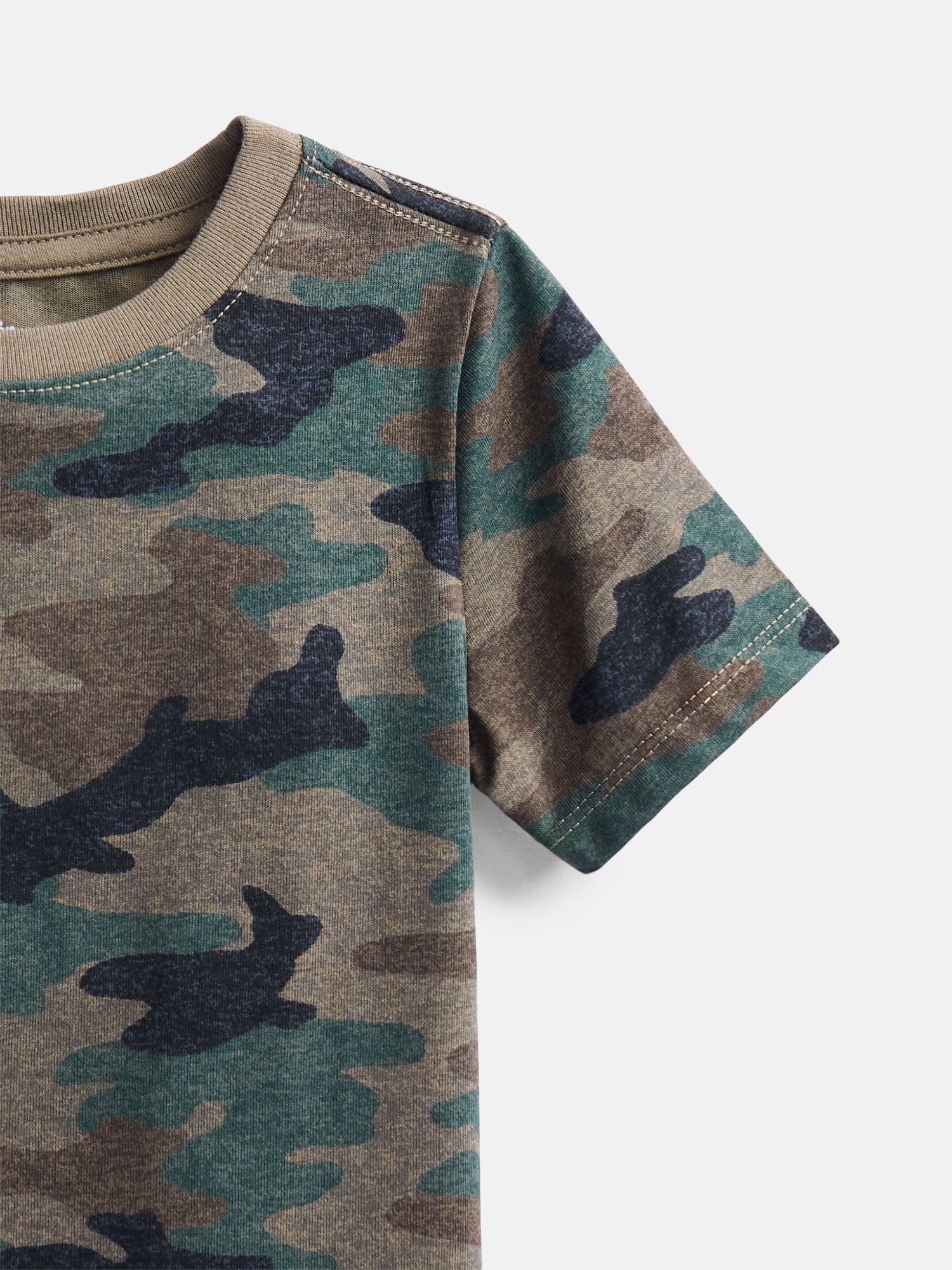 Wonder Nation Toddler Boys Printed Tee with Short Sleeves, Sizes 18M-5T