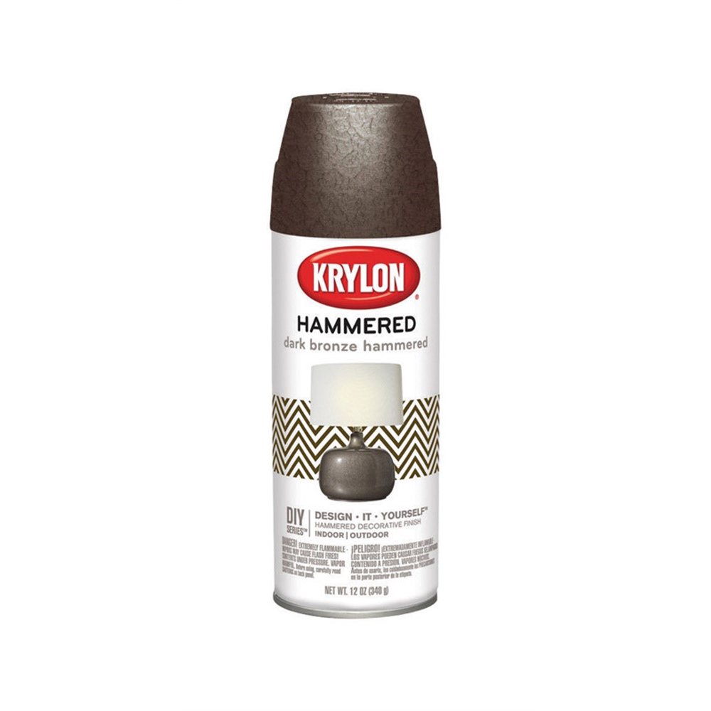 Krylon Hammered Dark Bronze Spray Paint 12 oz.