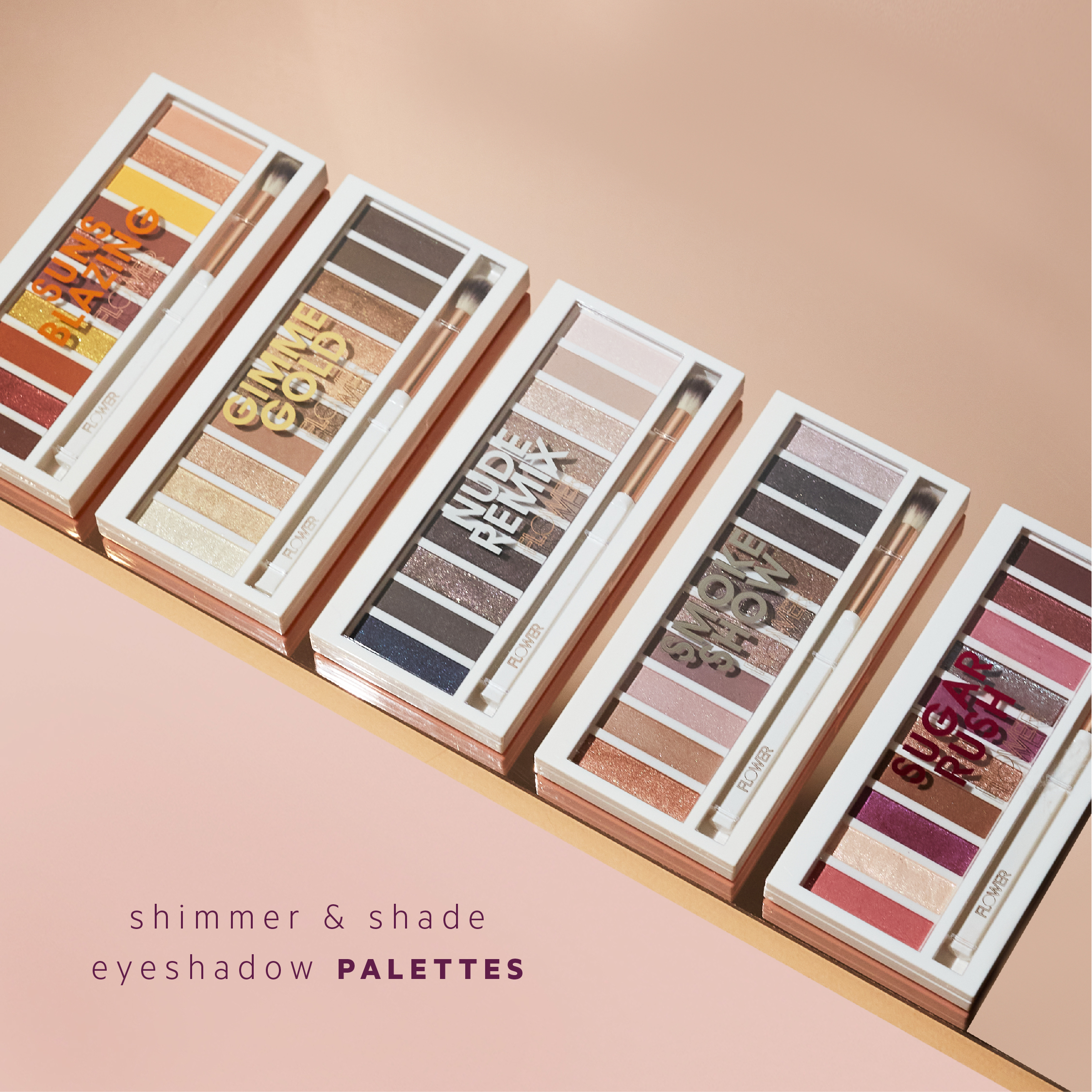 FLOWER Beauty Shimmer & Shade Eyeshadow Palette - Sugar Rush - image 3 of 6