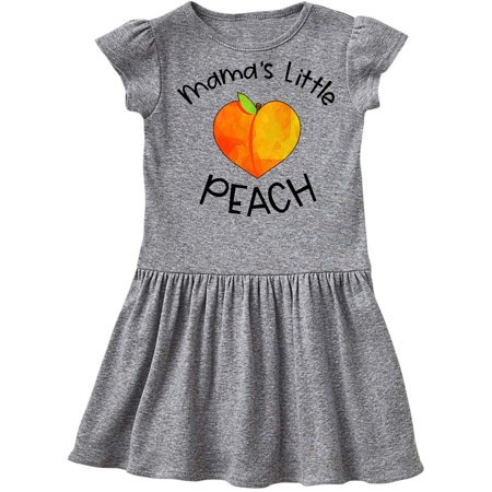 

Inktastic Mama s Little Peach Cute Peach Heart Gift Toddler Girl Dress