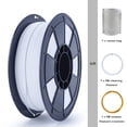 thumbnail image 3 of Filamento para impresora 3D ZIRO Matte PLA, 1,75 mm, blanco, 1 kg, 3 of 7
