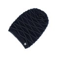 thumbnail image 3 of GRNSHTS Mens Unisex Knit Winter Beanie Ski Hat Skull Cap Fleece Lined Warm Slouch Cap (Dark Blue), 3 of 7