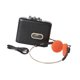 thumbnail image 4 of Reproductor de casete compacto clásico Walkman robusto con auriculares grabador portátil Negro, 4 of 9