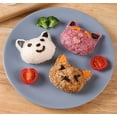 thumbnail image 4 of Cute Cat Rice Ball Mold for Kids – DIY Sushi Onigiri Shaper with Nori Seaweed Cutter, Bento Box Lunch Tool for Fun Food Decoration TIKA, 4 of 10