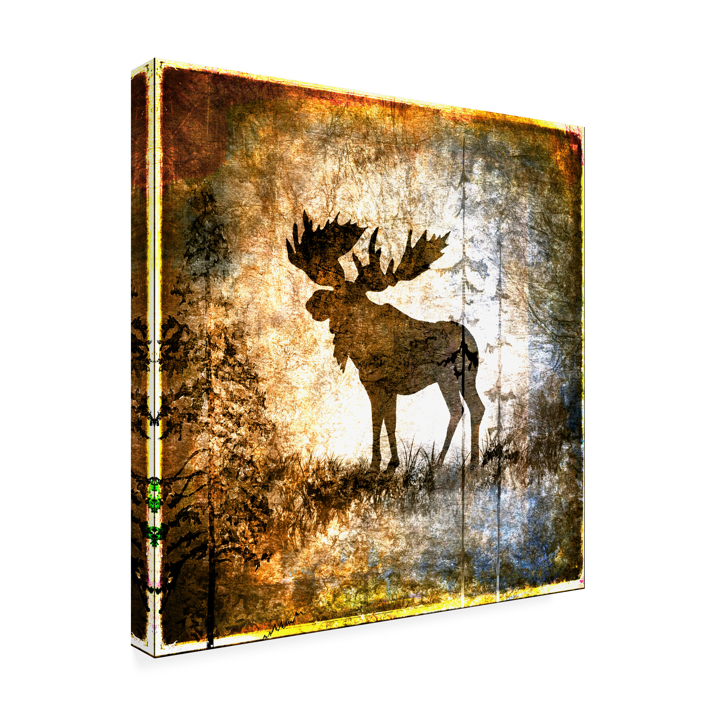 LightBoxJournal 'High Country Moose' Canvas Art