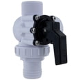 thumbnail image 5 of 6.25-Inch White HydroTools Swimming Pool and Spa Standard Right Outlet 3-Way Ball Valve - 6.25", 5 of 5