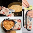 thumbnail image 5 of Yayeee Oven Mitts and Pot Holder Set of 2 Heat Resistant Kitchen Gloves Baking Hot Pad, Blue Starfish, 5 of 5
