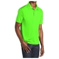 thumbnail image 4 of Yellow Rooster Men's PosiCharge RacerMesh Polo Shirts Neon Green M, 4 of 6