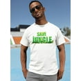 thumbnail image 2 of Save Jungle / Pattern Tee Men's -Image by Shutterstock, 2 of 4