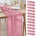 thumbnail image 1 of Table Runner Ase'm Cheesecola de 10 pies (3,5 de ancho x 3 ml), color rosa bohemio, 1 of 7
