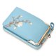 thumbnail image 3 of Cartera bandolera para mujer, para oficina y papelería, con compartimento para teléfono móvil, pequeña, tipo cartera., 3 of 5