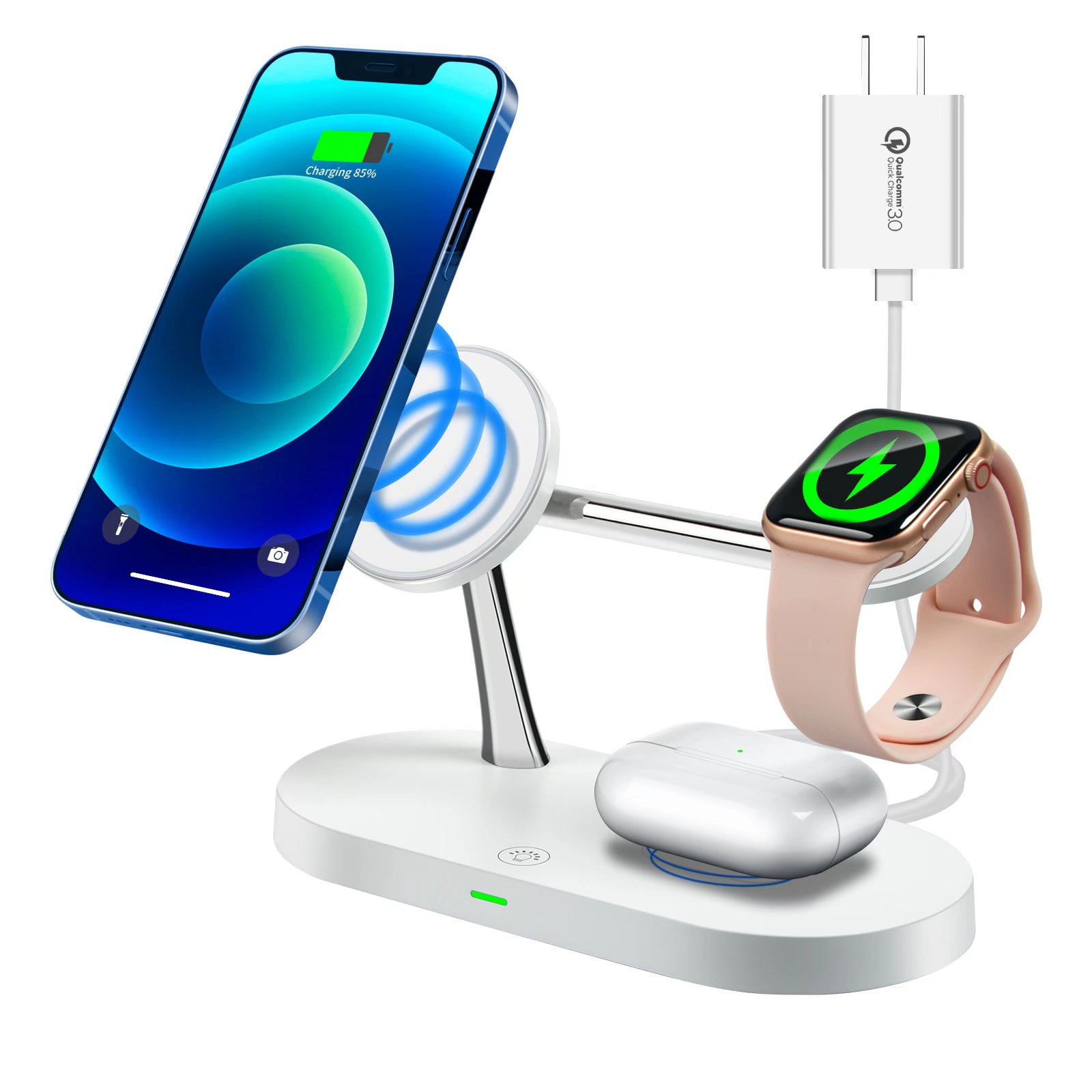 Belkin BOOSTCHARGE PRO 3-in-1 Wireless Charger with MagSafe 15W 