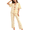 Beige, variant on Gleelaud Women's Summer Printed Pajama Set – Soft Short-Sleeve Loungewear, 2-Piece Sleepwear