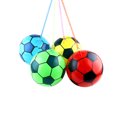 thumbnail image 1 of Inflatable Toy Ball Thickened Inflatable PVC Football Toy Ball Beach Toy Ball Practice Playground Toys for Kids Outdoor Games (With Chain,Not Inflatable,About 20cm,Random Color), 1 of 8