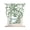 Sage Green, White, Green, variant on Black Leaves Tie Up Curtains for Kitchen Windows,Adjustable Rod Pocket Valance 45 Inch Short, Farmhouse Botanical Leaf Branch Vintage Modern Window Treatment Balloon Roman Blind Shade, 42" x 45"