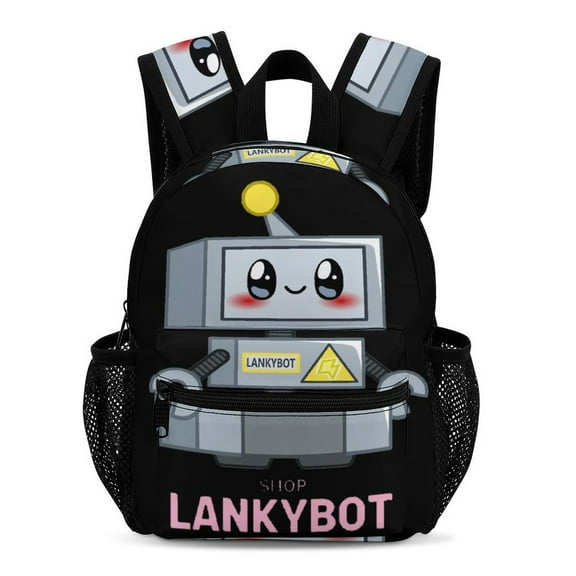 Cartoon Lan-key Box Backpack Lightweight Small Durable Casual Travel Daypack with Mesh Side Pockets
