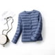 thumbnail image 4 of Chaqueta De Plumas Ligera Chaqueta De Manga Larga para Mujer Cortavientos De Otoño E Invierno Vestido De Bola Ligero Sin Cuello Talla Grande Delgada Mediana Corta, 4 of 6