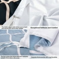thumbnail image 4 of Ntbay 2-Pieces Microfiber Ultra Soft Curve Print Duvet Cover Set with Zipper Closure and Corner Ties, Black and Off White, Twin, 4 of 5