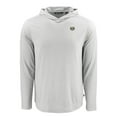 thumbnail image 2 of Men's Cutter & Buck Gray North Carolina Tar Heels Coastline Epic Comfort Eco Recycled Long Sleeve Hoodie T-Shirt, 2 of 3
