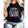 thumbnail image 1 of Easter He Is Risen Print T-Shirt, Casual Crew Neck Short Sleeve Comfort Tee Top For Spring & Summer, Women's Clothing Tee For Adult, Men, Women, Teen, Teenager, Adolescent, Youth, 1 of 6