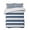 Blue Grey, variant on Quilts King Size, Grey White Ombre Stripe Soft Comforter Bedding Set for Bed, Farmhouse Modern Art Striped Lightweight Quilted Bedspread with Pillow Cover(2 Pieces) for All Season, 96x106 Inch