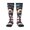 2 Black-1, variant on Patriotic Boxing Bear Art Print Contrast Color Stockings, Elastic Sports Socks Warm Socks Clothing Accessories, Adult Unisex