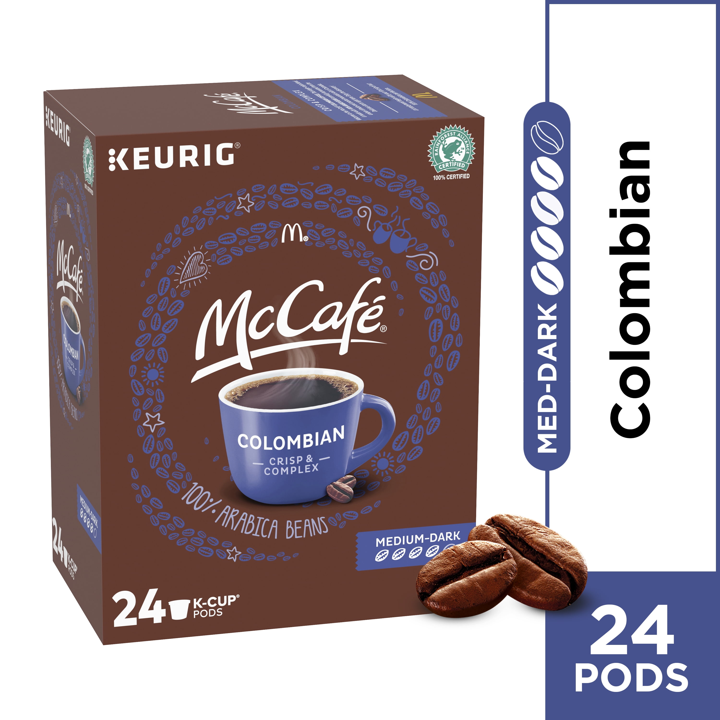 McCafe MediumDark Colombian Coffee KCup Pods, Caffeinated, 24 ct 8.
