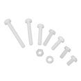thumbnail image 4 of 800pcs/box M3 Nylon Screws Nuts Washers Combination Kit Hardware Accessories White, 4 of 4