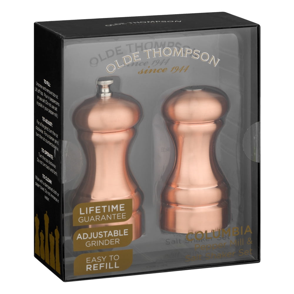 Olde Thompson Harrison Salt and Pepper Shakers, Set of Two