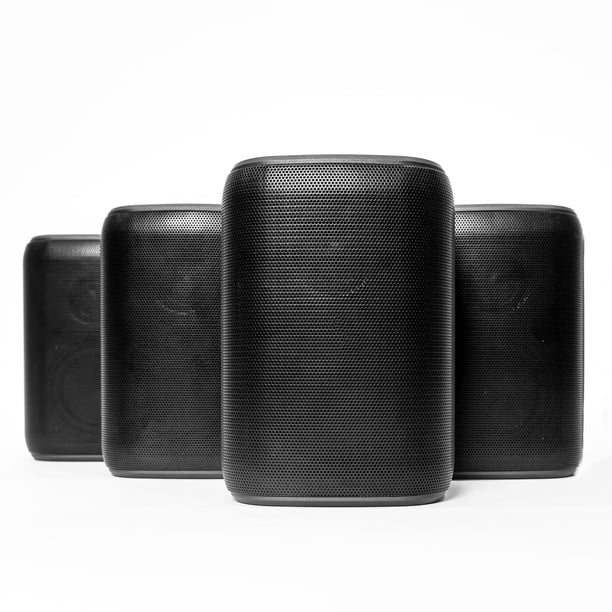 Rocksteady Stadium 2: paquete de cuatro altavoces: inmersivo, conectable y con un alcance de hasta 150 pies. Hasta 30 horas de duración de la batería.