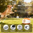 thumbnail image 3 of Automatic Dog Ball Launcher with 3 ETPU Balls, Adjustable 26-79ft Launch Distance, 5200mAh Rechargeable Battery, Orange Pet Fetch Toy for Medium and Large Dogs, Indoor & Outdoor Use, 3 of 7