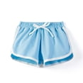 thumbnail image 2 of LYMAYTER Shorts d'Été en Coton Extensible pour Garçons et Filles Tout-Petits Course Plage Confort 4-16 Ans, 2 of 8