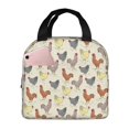 thumbnail image 1 of Fotbe Funny Chicken Bolsa Térmica con Estampado y Forro de Aluminio Grueso Bolsa de Almuerzo con Bolsillo Frontal para Hombres y Mujeres, Ideal para Trabajo, Escuela, 1 of 8