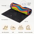 thumbnail image 4 of Area Rugs 3'x5', Abstract Minimalist Art Carpet Runner Indoor Outdoor Rugs Home Decor Aesthetic, Colorful Fluid Wave Stripes Boho Non Slip Mats Washable Accent Rug for Living Room Bedroom, 4 of 6