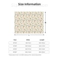 thumbnail image 5 of Disketp Sushi and Rolls Flannel Blankets - Thick and Warm Blanket for Winter, Soft Fuzzy Plush King Blanket for All Seasons40"x30", 5 of 6