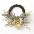 thumbnail image 2 of Christmas Rattan Wreath for Front Door Hanging Branch Garland Decorations, 2 of 5