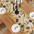 thumbnail image 4 of Camino De Mesa De Lino De Halloween De 72 Pulgadas De Largo, Halloween, Hogar, Cocina, Comedor, Decoración De Mesa, Fiesta De Cumpleaños, Baby Shower, Decoraciones Y Suministros Para Niños, 4 of 5