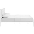 thumbnail image 3 of Modway Millie King Faux Leather Panel Metal Bed in White, 3 of 4