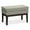 Gray, variant on Pemberly Row 26" WD Mid Century Design Ottoman Bench in Greige