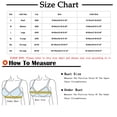 thumbnail image 2 of Iyufng Bras for Women,Push up Wireless Bra,Printing Front Buckle Elastic Style Medium Sized Bra Without Steel Rim,Front Closure Bras Plus Size, 2 of 2