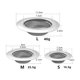 thumbnail image 2 of (M) Juego de 3 filtros de acero inoxidable para fregadero de cocina, aptos para lavavajillas, 2 of 5